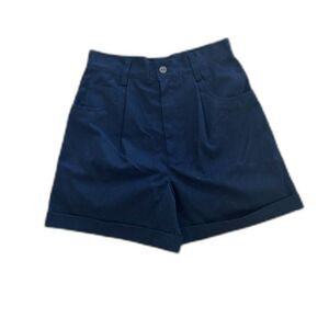 Unbranded Girls Size 10 Solid Navy Blue School Uniform Casual Twill Shorts